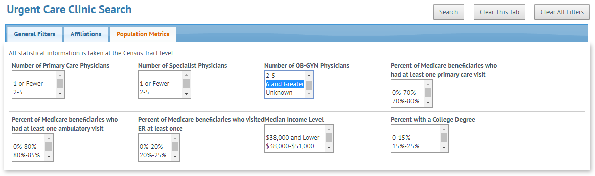Clinics Feature #1 (Search by Phys)